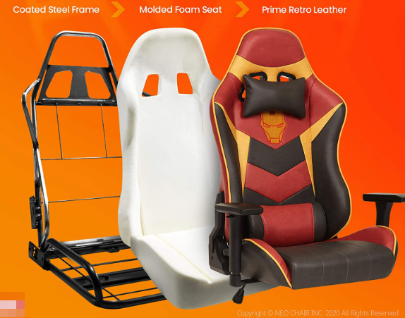 Racing chair iron frame accessories Racing chair iron frame accessories