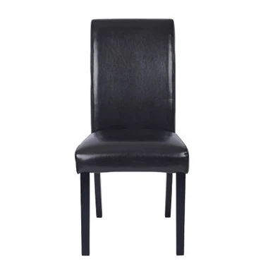 Cadeira de jantar de couro